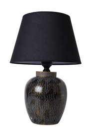 Opviq Lámpara de Mesa de Cerámica YL501 - Negro